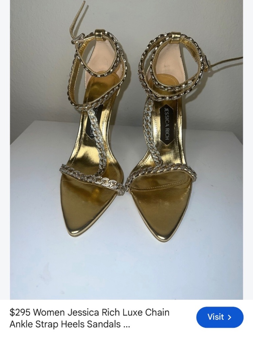 Gold heels